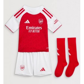 Billiga Arsenal Martin Odegaard #8 Hemmatröja Barn 2025-26 Kortärmad (+ Korta byxor)